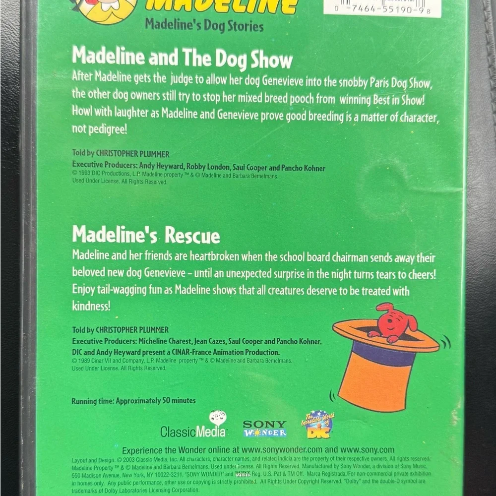 Madeline's Dog Stories DVD